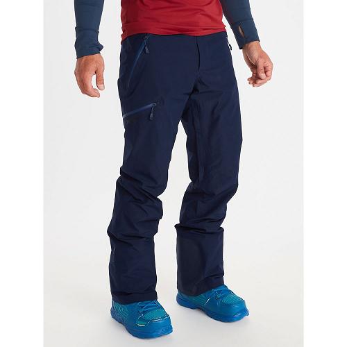 Marmot Ski Pants Navy NZ - Lightray Pants Mens NZ976835